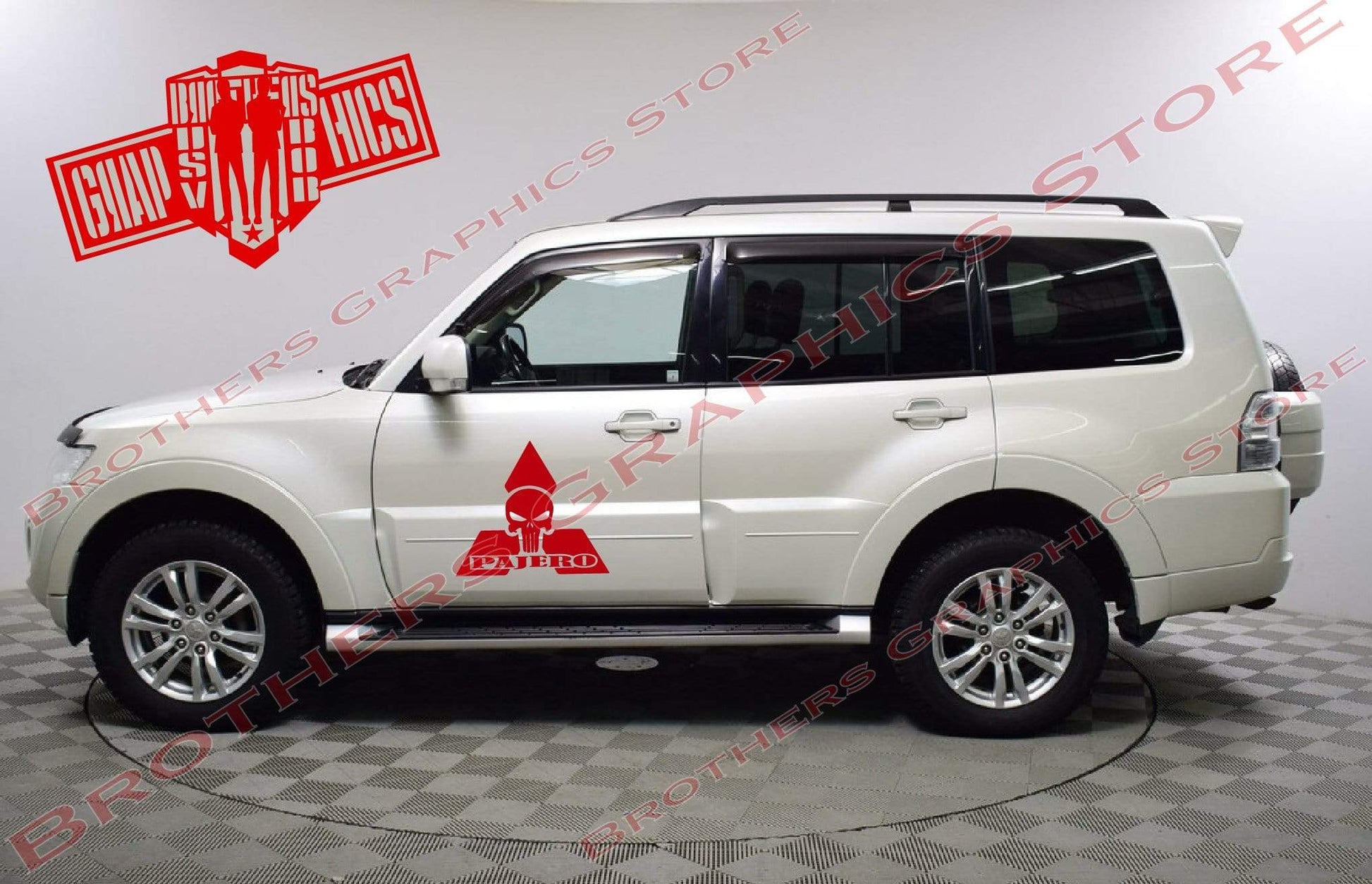 Premium Quality Stickers Compatible with Mitsubishi Pajero New Design Decorative car decals