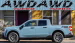 Vinyl Graphics AWD turbo Design Stickers Decals Vinyl Graphics Compatible With Ford Maverick