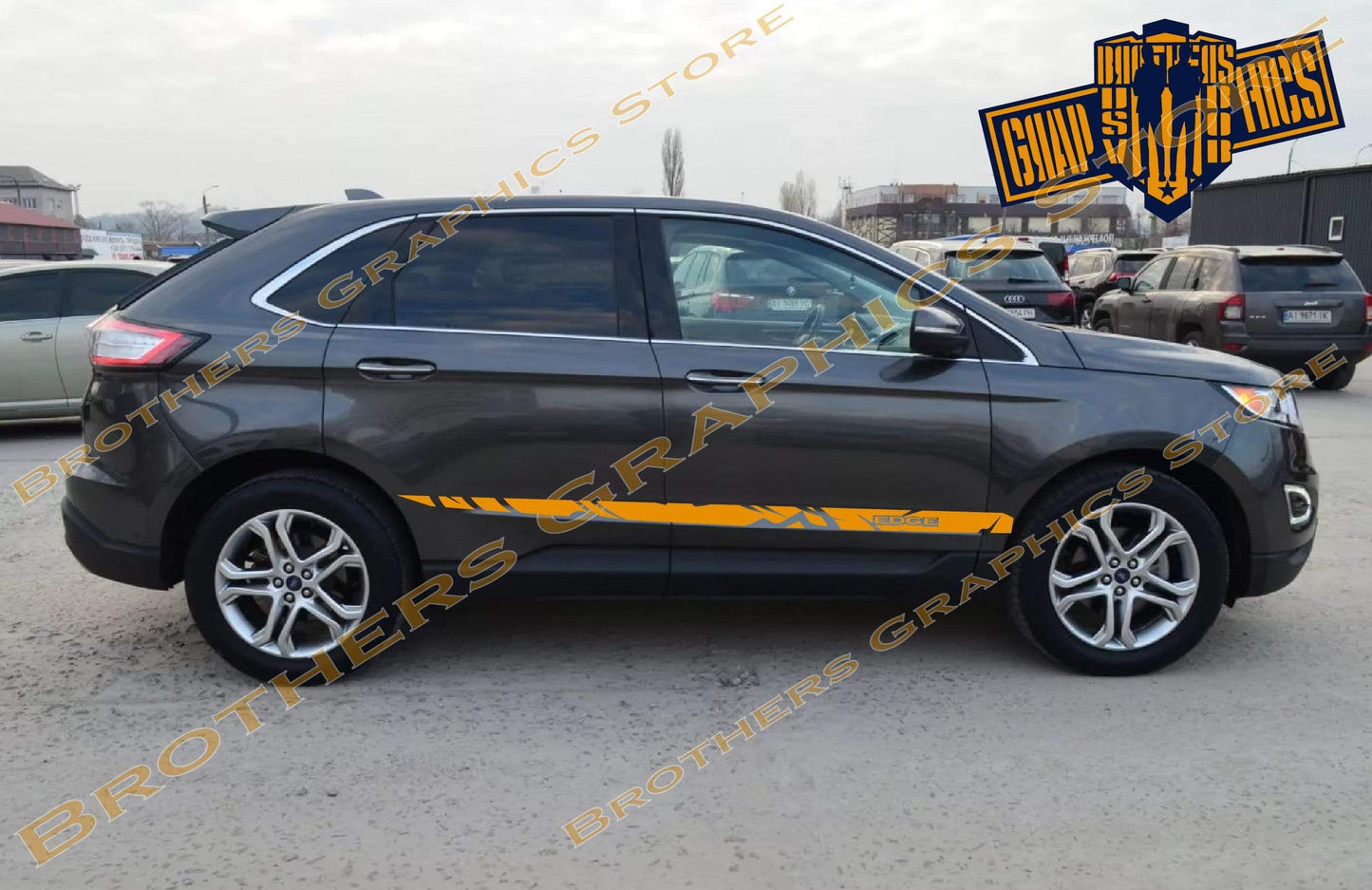 Beautiful Graphics Premium Vinyl Decal Side Bed Sticker Kit For Ford Edge