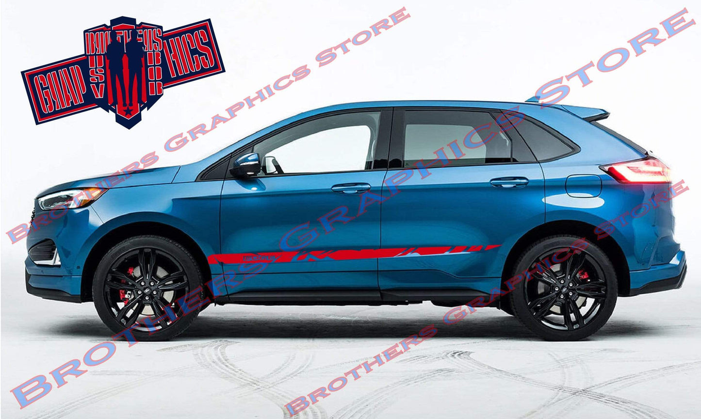 Beautiful Graphics Premium Vinyl Decal Side Bed Sticker Kit For Ford Edge
