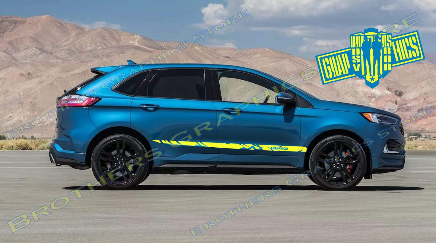 Beautiful Graphics Premium Vinyl Decal Side Bed Sticker Kit For Ford Edge