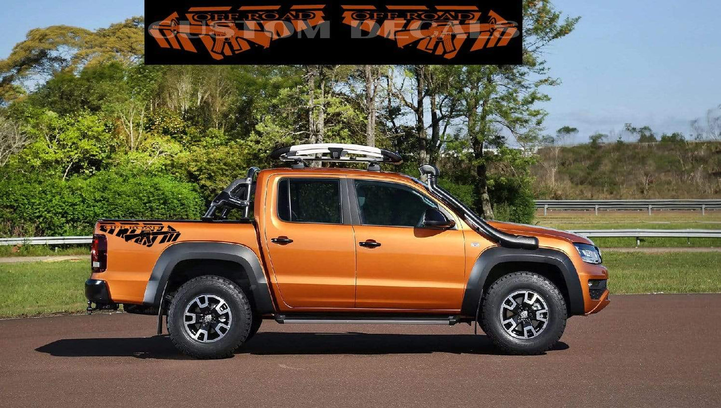 Superbes graphismes M16 pour Volkswagen Amarok | Autocollants VW Amarok Line | Kit de décalcomanies VW | Autocollants Amarok pour HOMMES