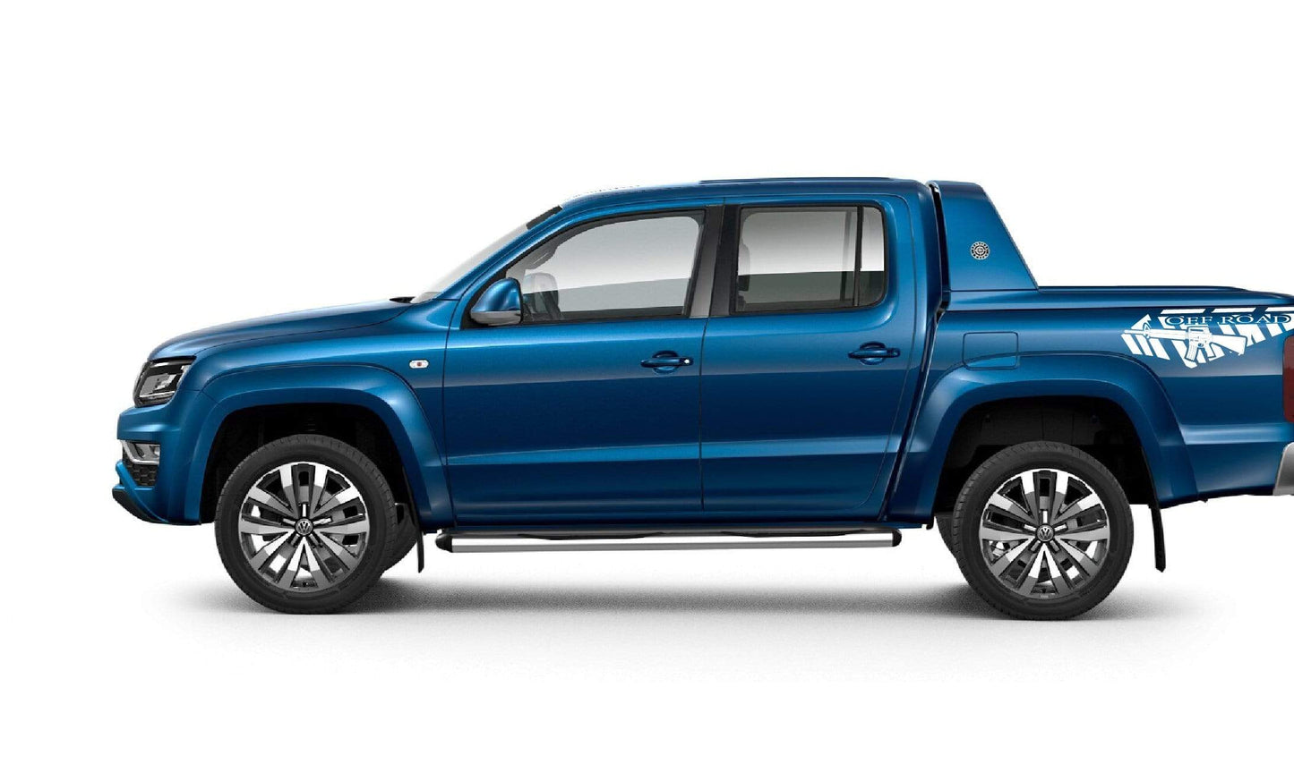 Superbes graphismes M16 pour Volkswagen Amarok | Autocollants VW Amarok Line | Kit de décalcomanies VW | Autocollants Amarok pour HOMMES