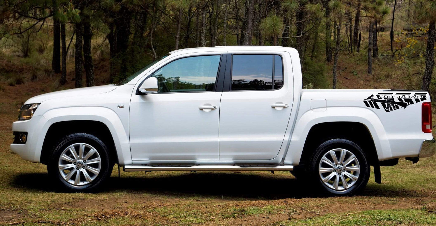 Superbes graphismes M16 pour Volkswagen Amarok | Autocollants VW Amarok Line | Kit de décalcomanies VW | Autocollants Amarok pour HOMMES