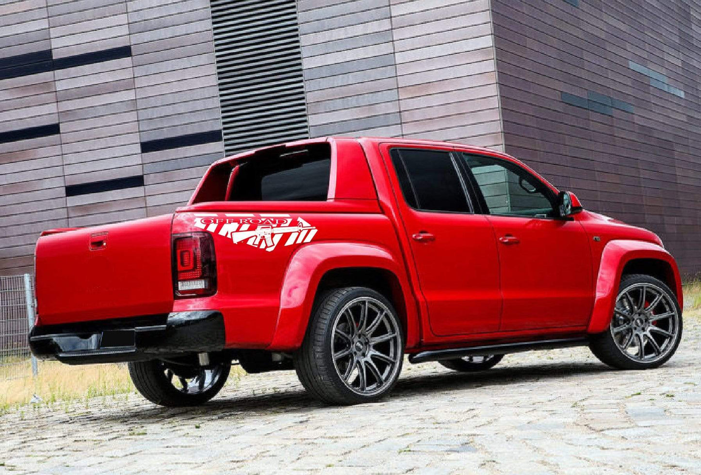 Superbes graphismes M16 pour Volkswagen Amarok | Autocollants VW Amarok Line | Kit de décalcomanies VW | Autocollants Amarok pour HOMMES