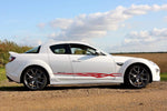 Beautiful Vinyl Decals Racing Stripes for Mazda RX-8