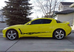 Beautiful Vinyl Decals Racing Stripes for Mazda RX-8