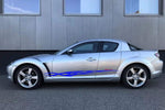 Premium Vinyl Stickers Compatible With Mazda RX-8 Tribal Design Automotive decals
