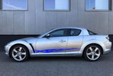 Beautiful Vinyl Decals Racing Stripes for Mazda RX-8