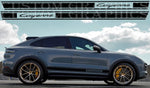 Vinyl Graphics Best Classic Design Vinyl Sticker Compatible With Porsche Cayenne Turbo GT 2022