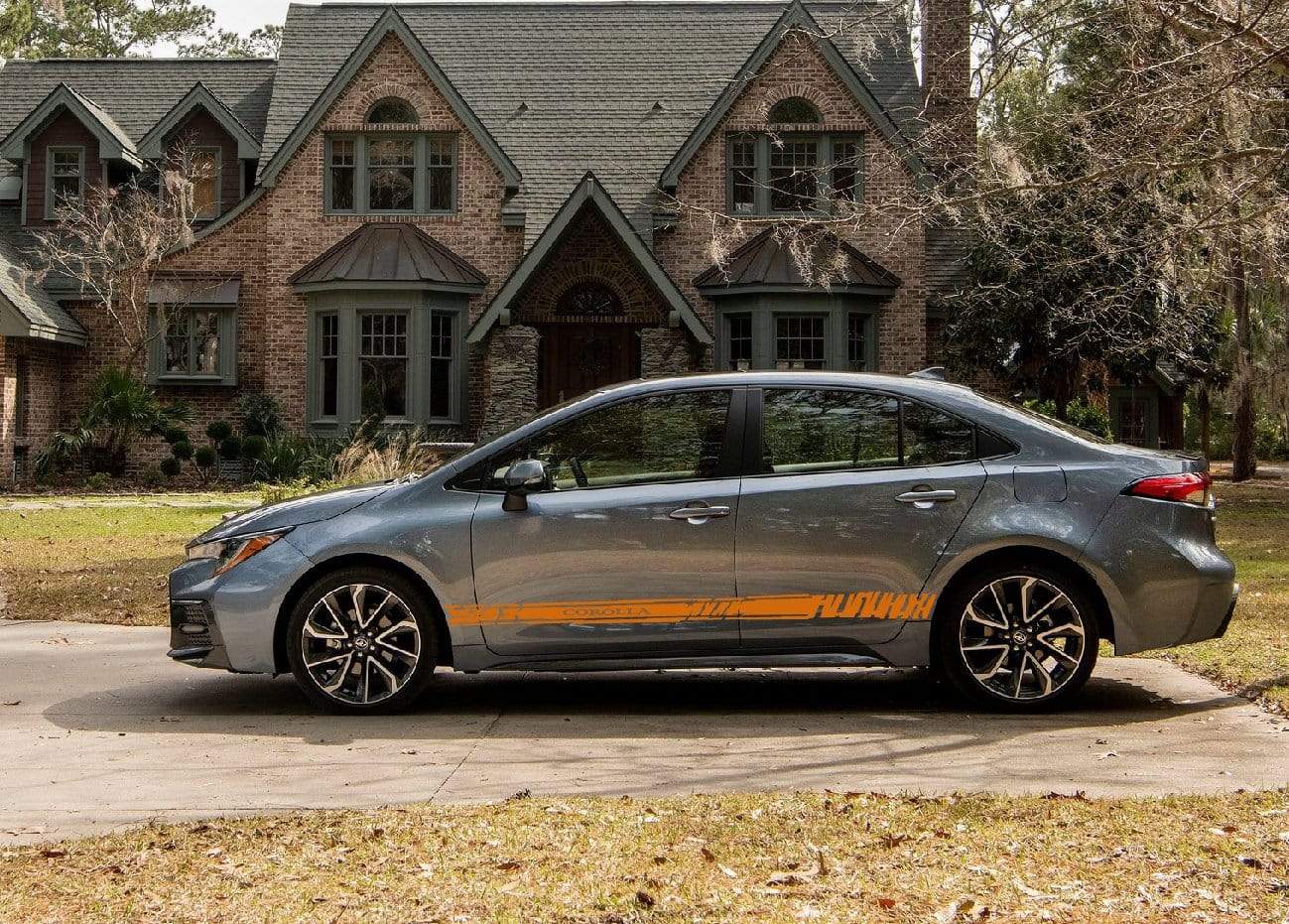 Vinyl Graphics Best Corolla Graphic Gift Toyota Corolla Racing Stripes for Corolla car stickers decals