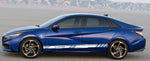 Vinyl Graphics Best Design Decal Sticker Vinyl Side Racing Stripes for Hyundai Elantra