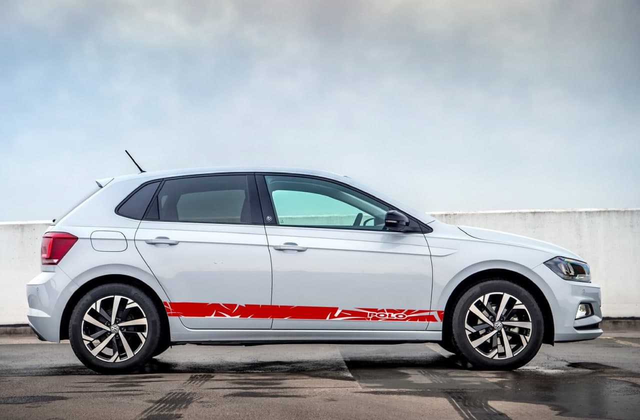 Vinyl Graphics Best design decal vinyl decal Compatible with VW Polo gift car sticker