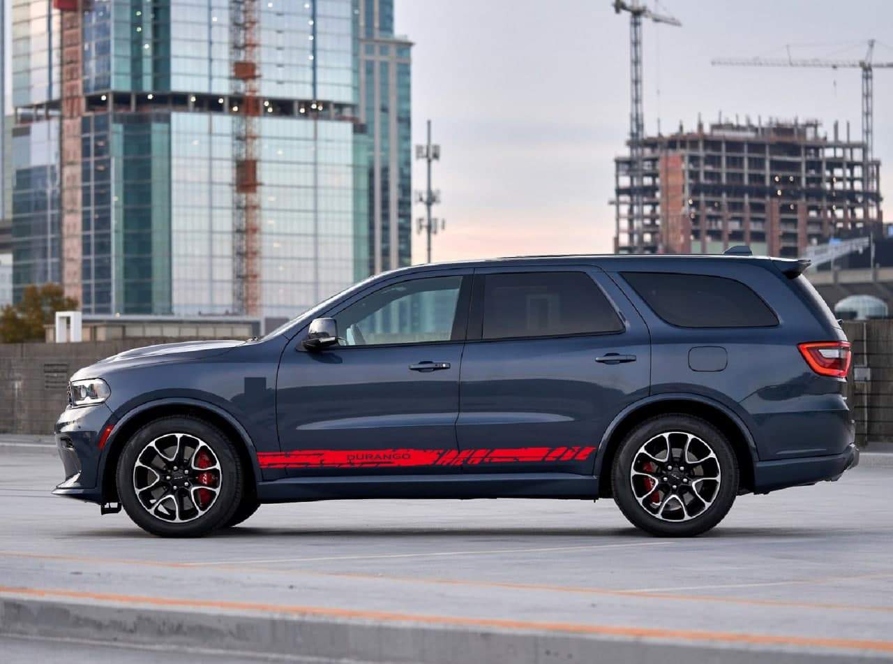 Vinyl Graphics Best Graphic Vinyl Stripes Compatible with Dodge Durango New Design