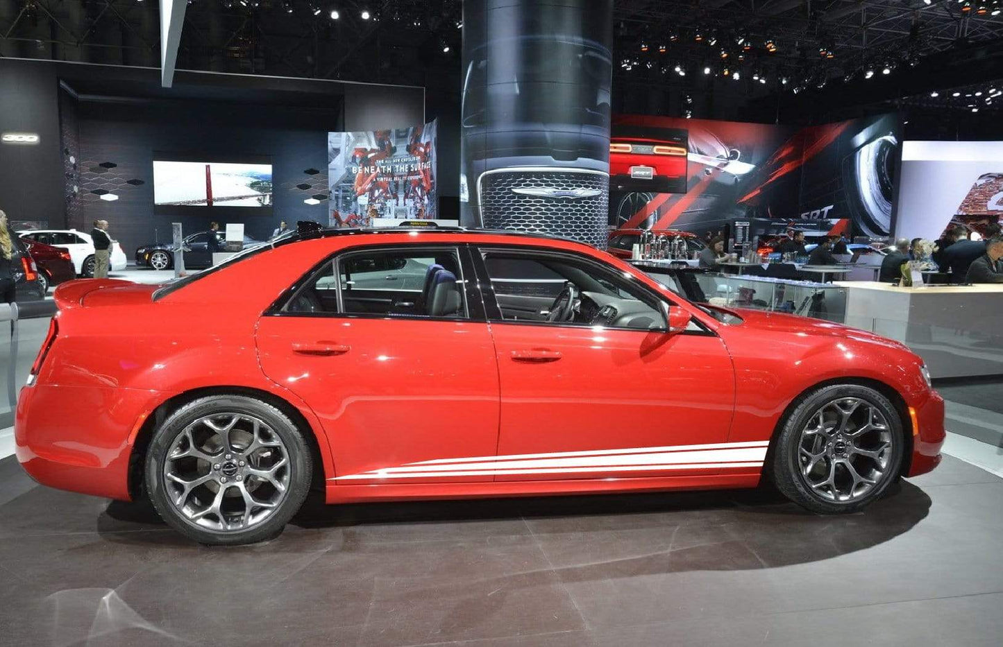 MEILLEURS graphismes de ligne pour Chrysler 300 300S | Autocollants en vinyle Chrysler 300