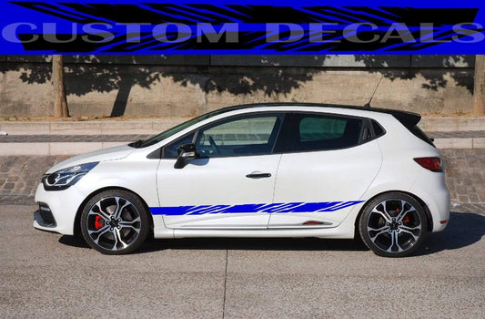 Autocollants Blaze Graphic Gift renault Racing Stripes pour Renault Clio autocollants voiture renault clio