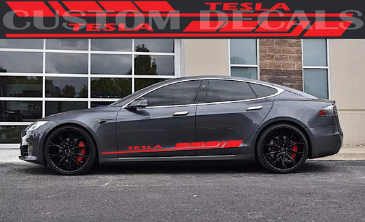BLOCK Graphic compatible with Tesla 3 | Tesla X Stickers | Tesla S Stickers Tesla S decals