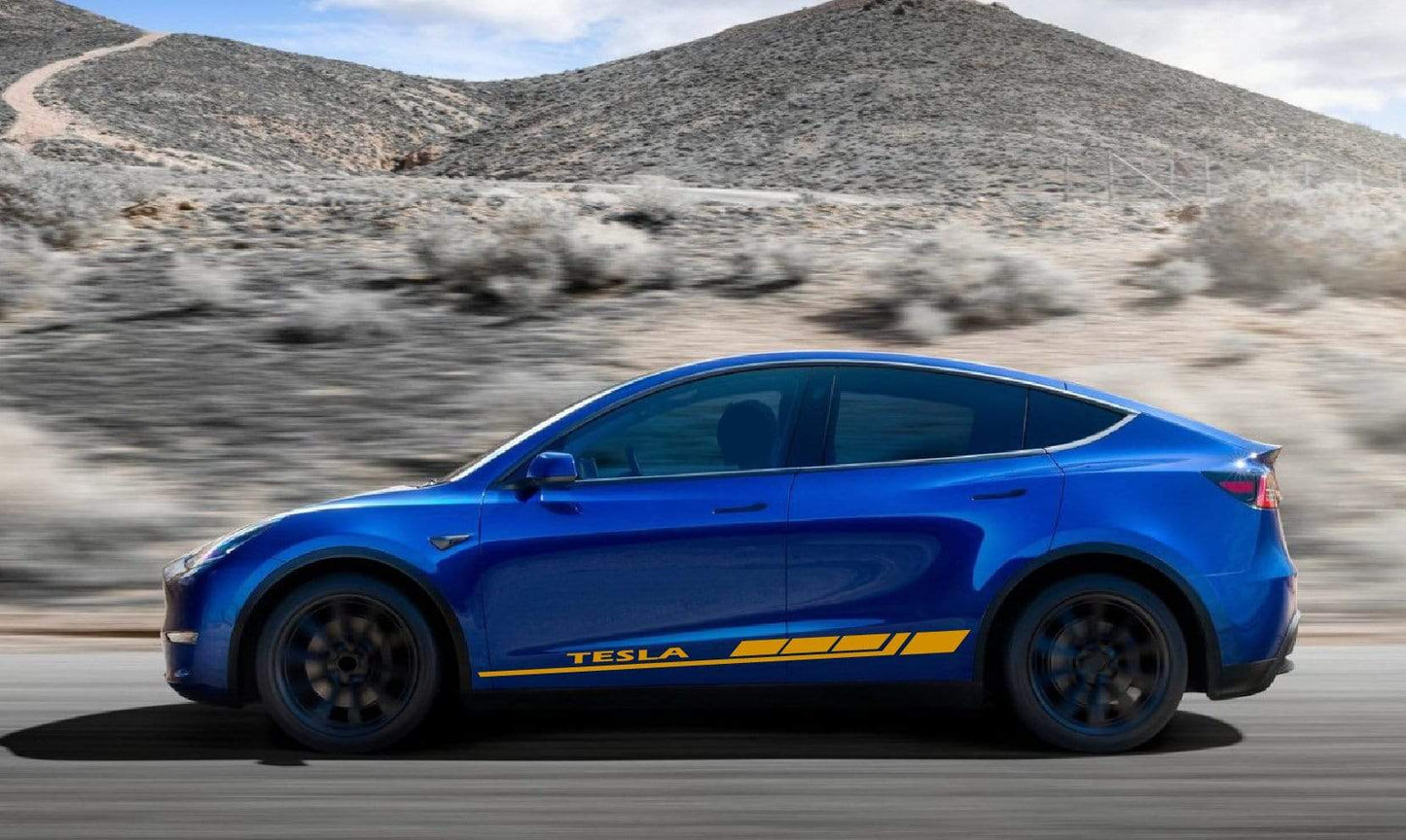 Autocollants BLOCK Graphic compatibles avec Tesla Model 3 | Autocollants Model X | Autocollants Model Y Autocollants Tesla Model S