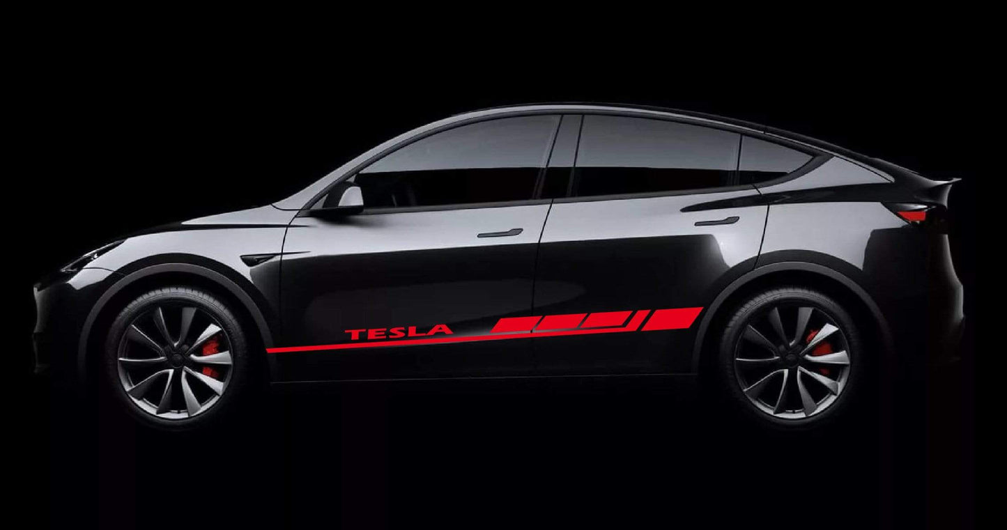 Autocollants BLOCK Graphic compatibles avec Tesla Model 3 | Autocollants Model X | Autocollants Model Y Autocollants Tesla Model S