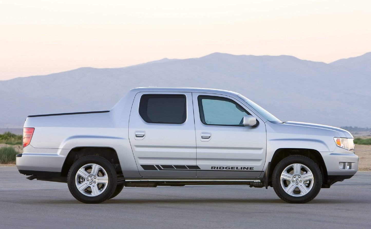 Vinyl Graphics Block Line Graphics Vinyl Stickers Compatible With Honda Ridgeline