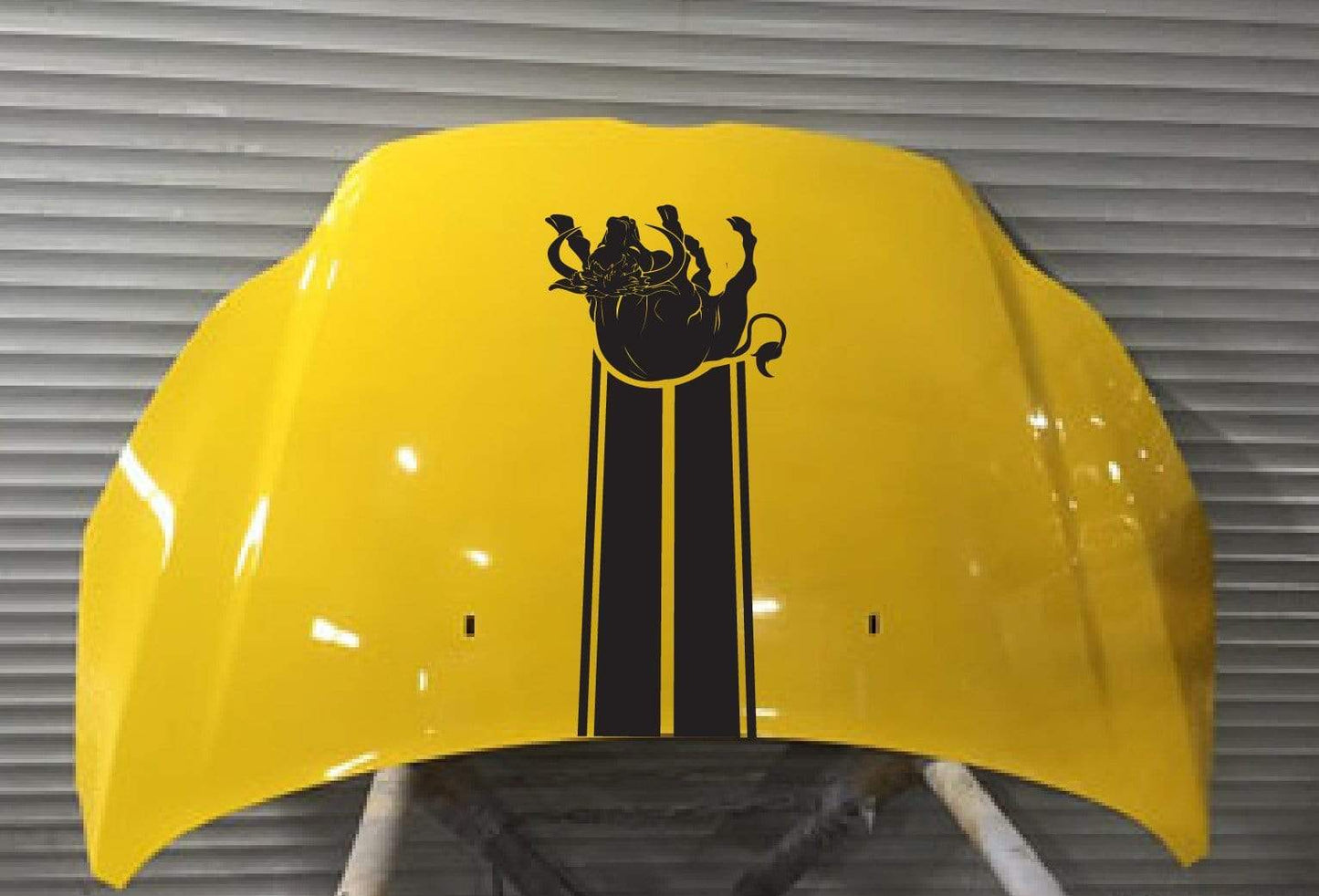 Vinyle design BULL | Autocollants universels pour capot | Autocollants graphiques pour capot