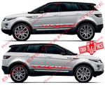 Car decals stickers graphics Stripes for Range Rover Evoque - Brothers-Graphics