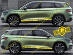 Car decals stickers graphics Stripes for Skoda Kodiaq. - Brothers-Graphics