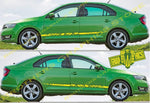 Car decals stickers graphics Stripes for Skoda Rapid - Brothers-Graphics