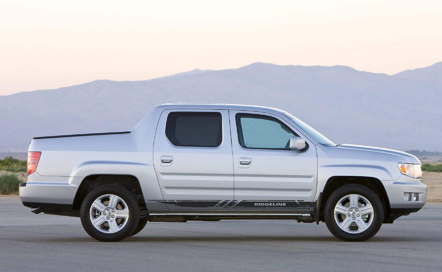 Car Doors Line Graphics Vinyl Stickers For Honda Ridgeline