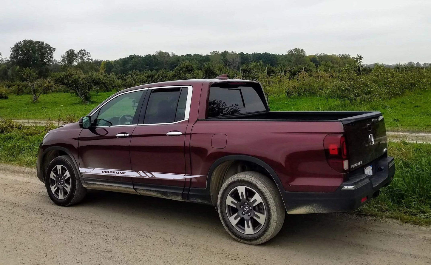 Car Doors Line Graphics Vinyl Stickers For Honda Ridgeline