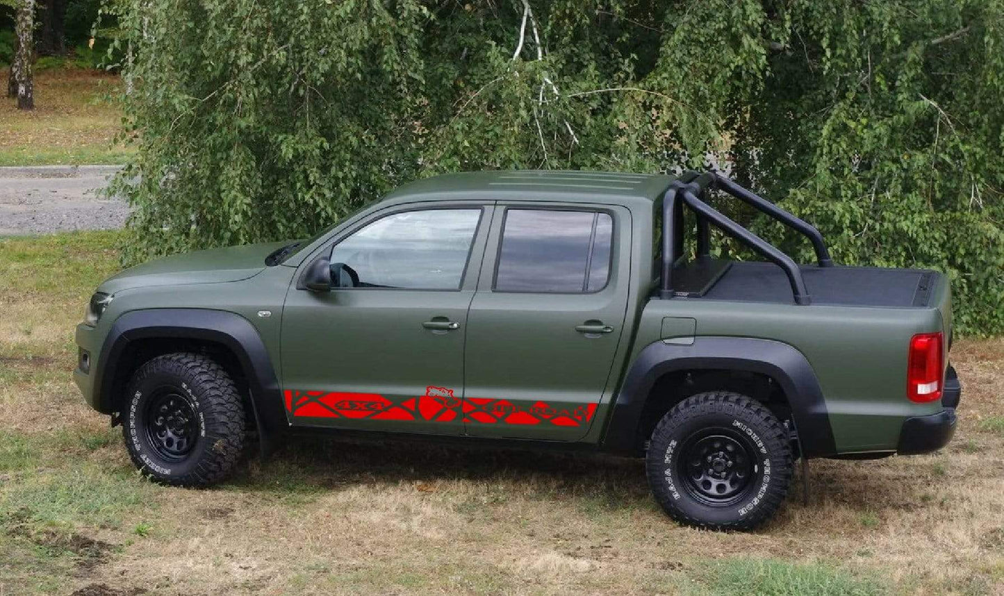 Car Graphics for vw Amarok | VW Amarok Line Stickers | VW decal kit | Amarok Stickers