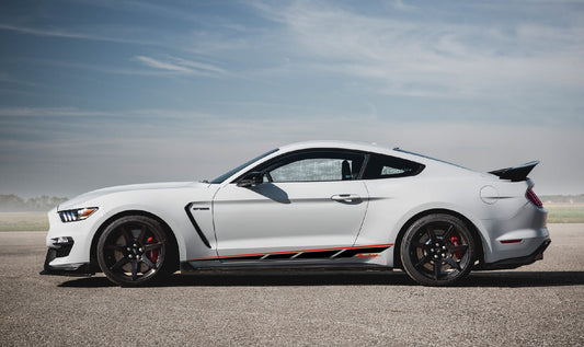 Bande latérale en vinyle pour Ford Mustang | Autocollant Ford noir