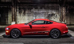 Car Side Vinyl Stripe For Ford Mustang | Black ford decal