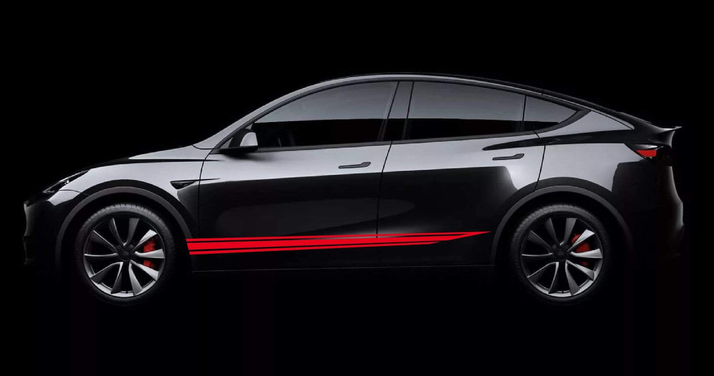 Classic decals Compatible with Tesla 3 | Tesla X Stickers | Tesla Y Stickers Tesla S BFF