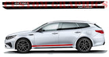 Vinyl Graphics Classic Design Decal Sticker Vinyl Side Racing Stripes Compatible with Kia Optima