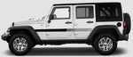 Vinyl Graphics Classic Design Graphic Stickers Compatible with Jeep Wrangler Rubicon