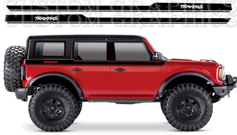 Vinyl Graphics Classic Design Stickers Decals Compatible With Ford Bronco Traxxas 4 doors