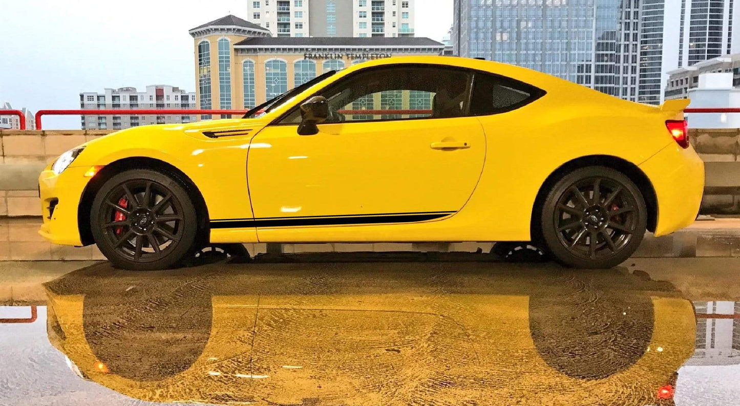 Premium Vinyl Stickers Compatible with Subaru BRZ Classic Design BFF