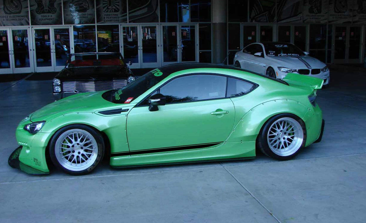 Premium Vinyl Stickers Compatible with Subaru BRZ Classic Design BFF