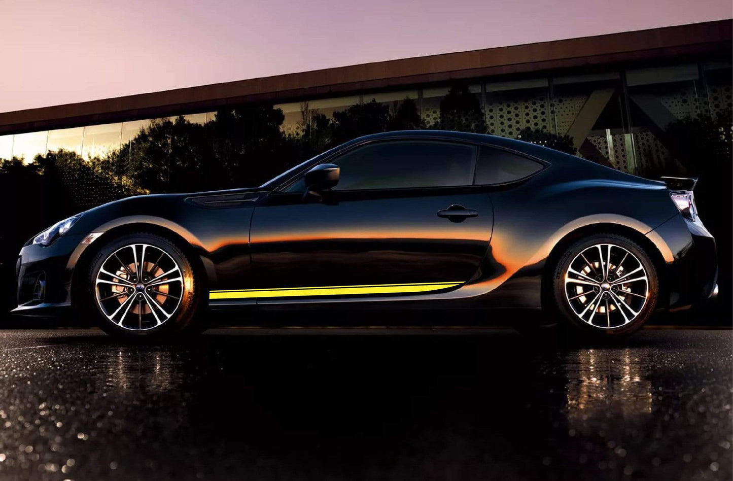 Premium Vinyl Stickers Compatible with Subaru BRZ Classic Design BFF