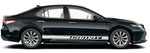 Vinyl Graphics Classic Line Design Decal Sticker Vinyl Side Racing Stripes Compatible with Toyota Camry