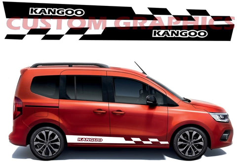 Vinyl Graphics Classic Line Design Graphic Racing Stripes Compatible with Renault Kangoo