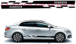 Vinyl Graphics Classico Design Graphic Racing Stripes Compatible with Renault Megane