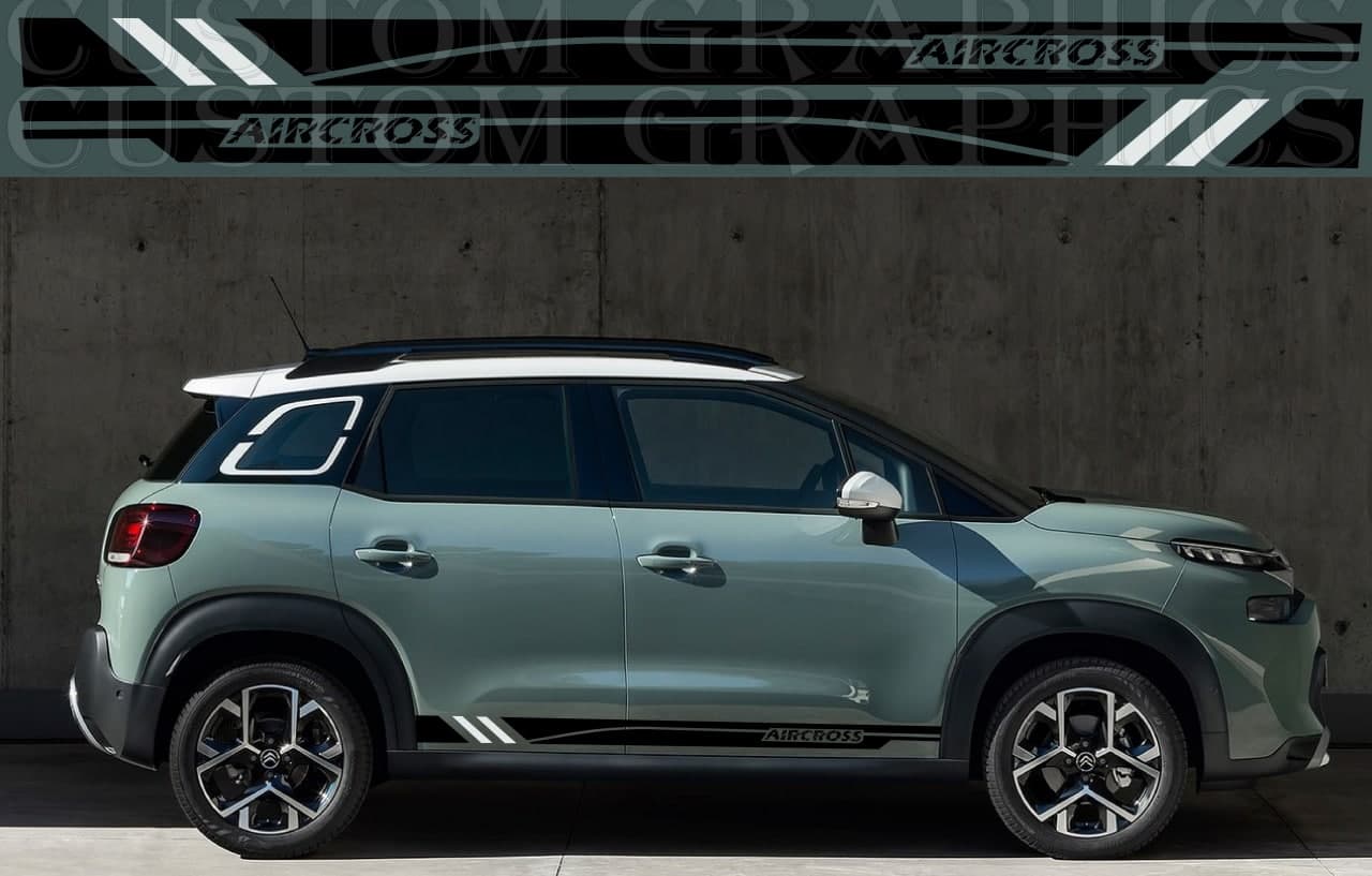 Vinyl Graphics Compatible With Citroen C3 Aircross Stickers Decals Vinyl Classic Design
