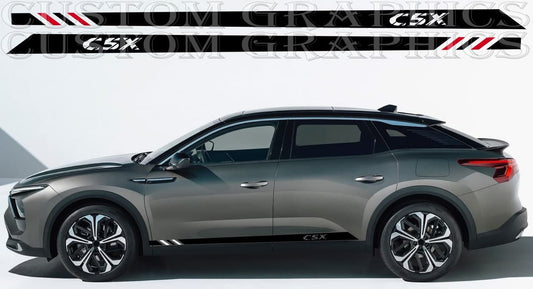 Vinyl Graphics Compatible With Citroen C5 X Stickers Decals Vinyl Classic Design