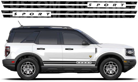 Vinyl Graphics Compatible With Ford Bronco Sport Stickers Decals Vinyl Man Gifts