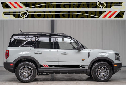 Vinyl Graphics Compatible With Ford Bronco Stickers Decals Vinyl Logo Design