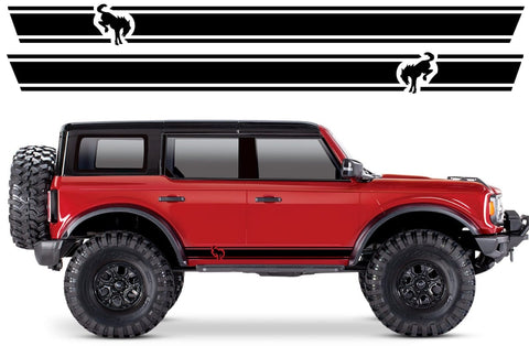 Vinyl Graphics Compatible With Ford Bronco Traxxas 4 doors Stickers Decals Logo Design