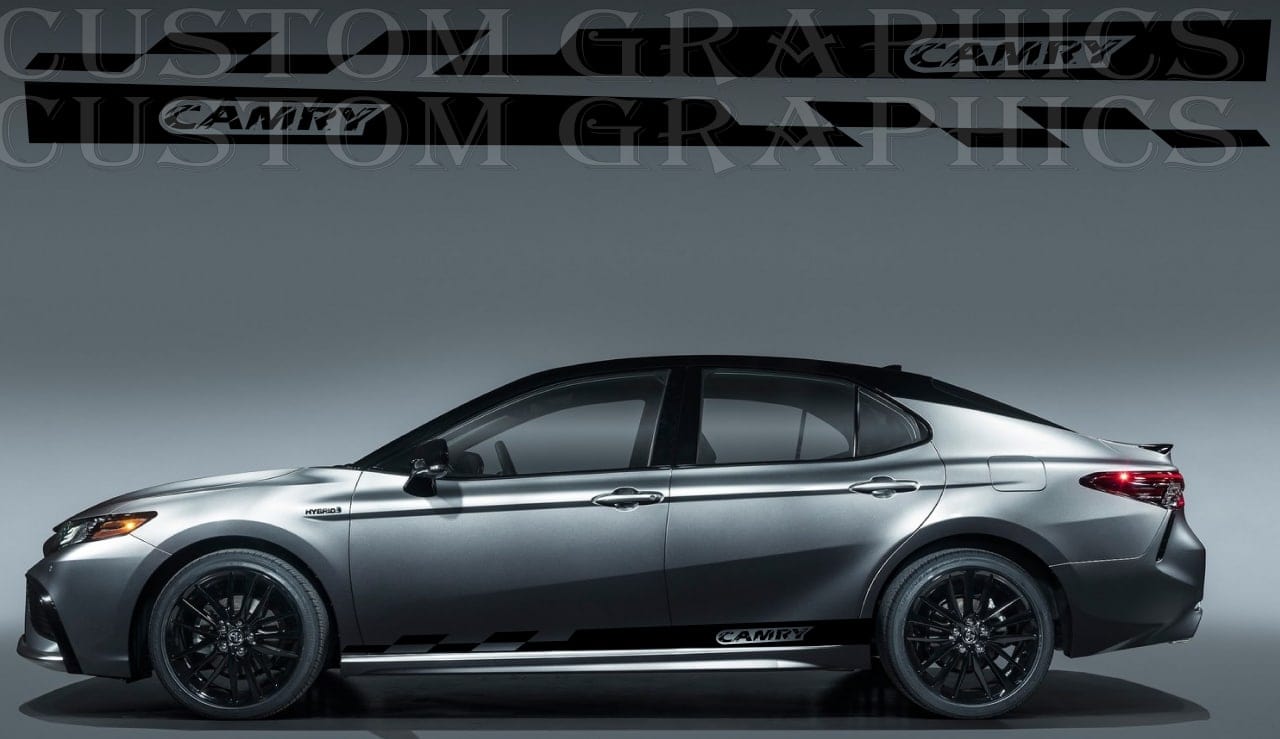 Vinyl Graphics Compatible With Toyota Camry Stickers Decals Vinyl Hot Classic Design