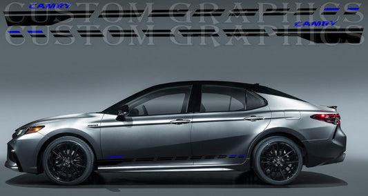 Vinyl Graphics Compatible With Toyota Camry Stickers Decals Vinyl Unique Line Design